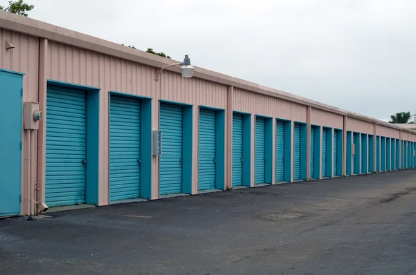 Row of doors in perspective — Stock Photo, Image