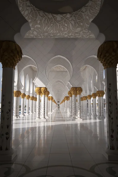 A fragment of a mosque in abu dhabi — Stock Photo, Image
