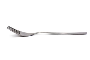 Fork on a white background clipart
