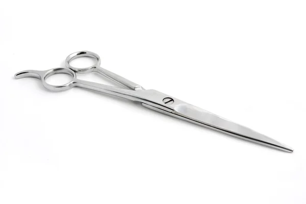 Pair of scissors isolated over white — Stock Photo, Image