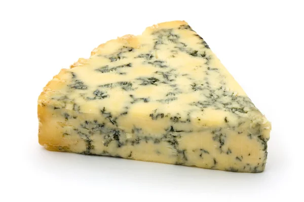 Blue cheese over white — Stock Photo, Image