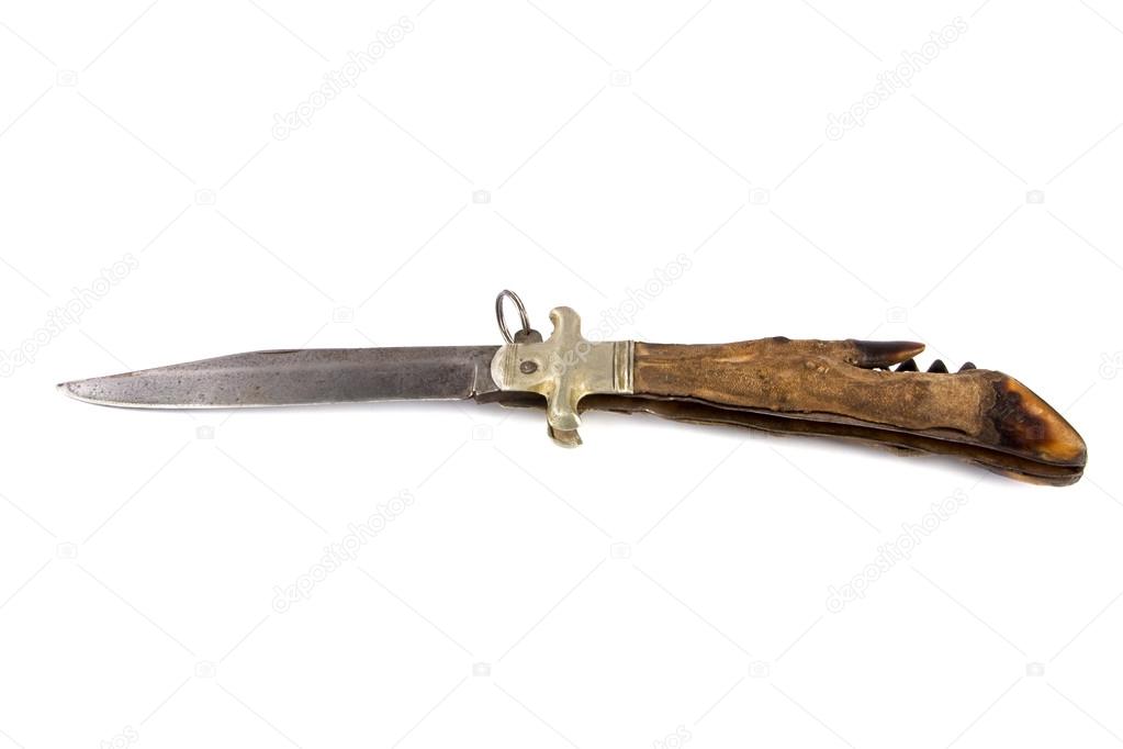 Old hoof hunting knife 