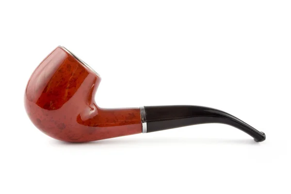 Tobacco pipe over white — Stock Photo, Image