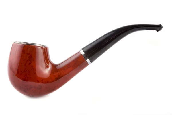 Tobacco pipe over white — Stock Photo, Image