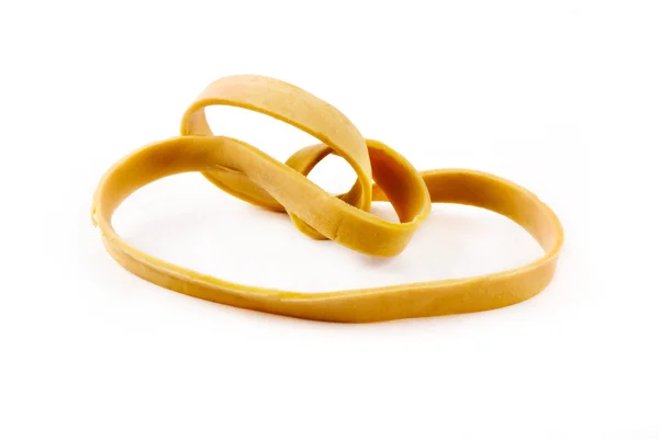 Beyaz üzerinde tek lastik bant