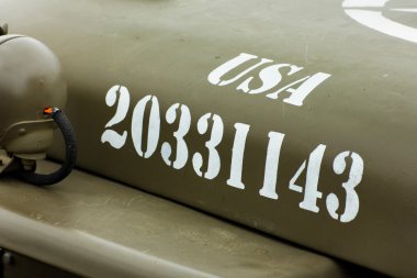 Bize Ww2 askeri Jeep kimliği numaraları arka plan