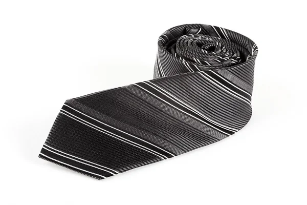 Válcované krkem kravata nad bílá — Stock fotografie