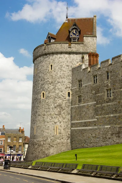 Curfew tower at Windsor castle on a sunny day Stock Photo