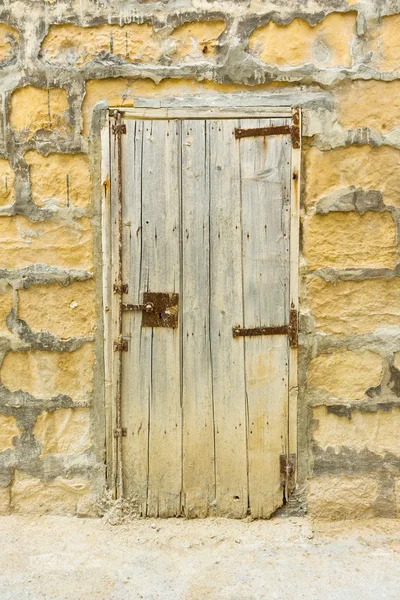 Old weatherd wooden door — Stock Photo, Image