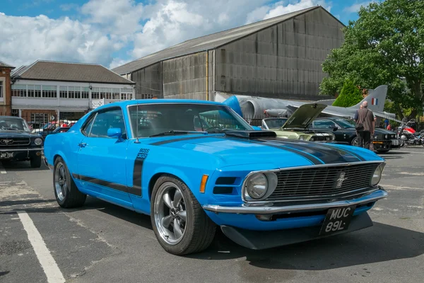 Klassischer blauer Mustang Boss 302 — Stockfoto