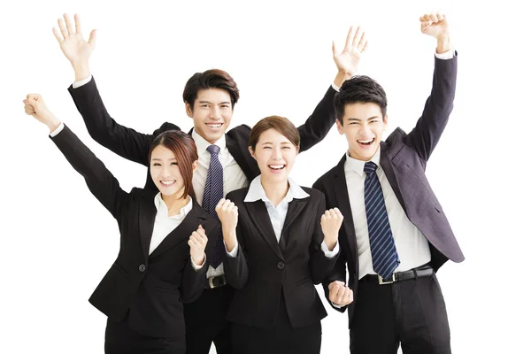 Retrato de feliz joven exitoso Equipo de negocios — Foto de Stock