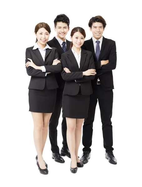 Ritratto di felice Giovane successo Business team — Foto Stock