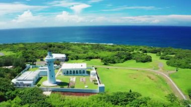 Kenting Ulusal Parkı ve Eluanbi Deniz Feneri, Tayvan.
