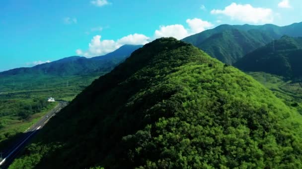 Légi Kilátás Kenting Nemzeti Park Tajvan — Stock videók