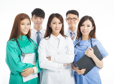 Profesyonel Tıp doktoru takım ayakta