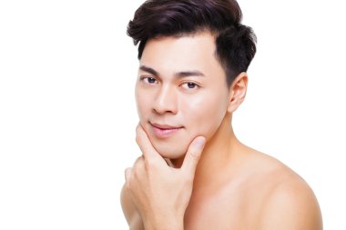 portre sevimli genç adam yüz 