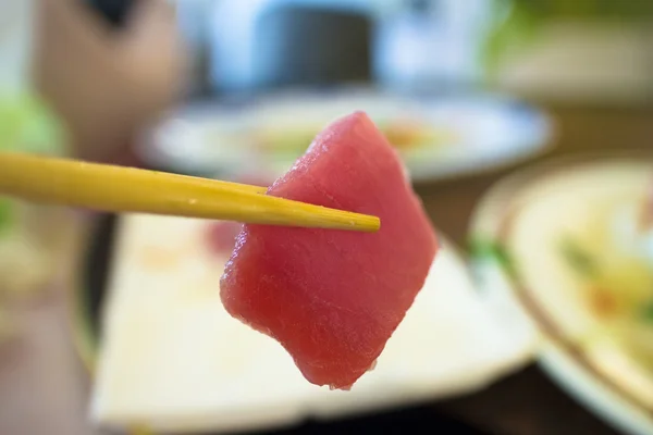 Japanese food sashimi raw fish — Stock Photo, Image