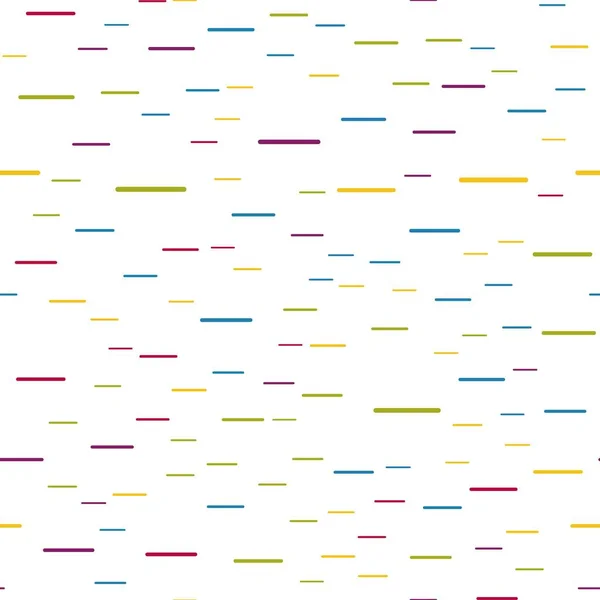 Разноцветные Полосы Разбросанные Белом Фоне — стоковый вектор