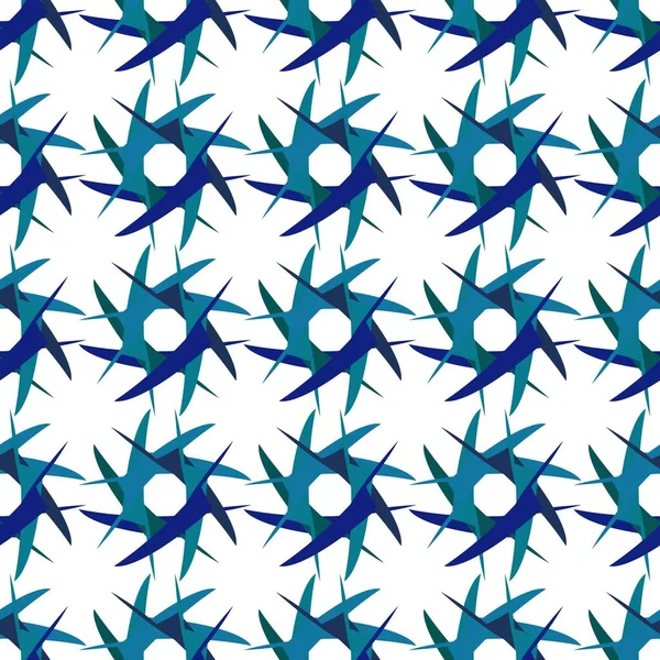 Абстрактные Синие Фигуры Белом Фоне — стоковый вектор