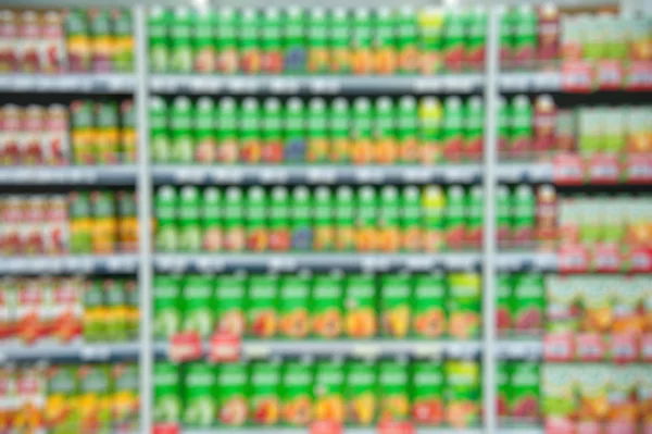 Supermarket store blur background — Stock Photo, Image