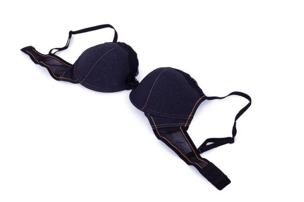 Black bra isolated — Stock Photo, Image