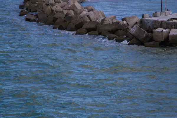 Denize taş iskele — Stok fotoğraf