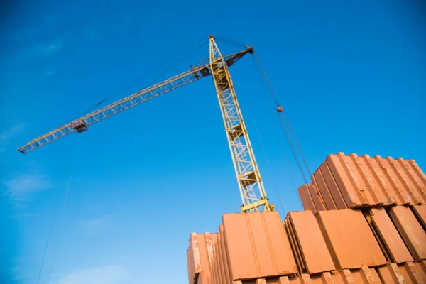 Edifício Vários Andares Construção Edifício Residencial Vários Andares — Fotografia de Stock