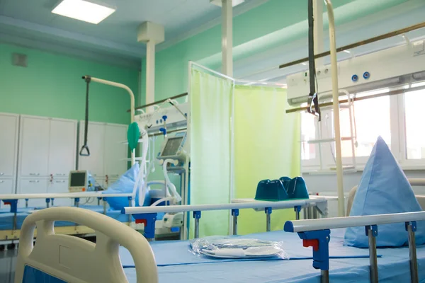 Intensive care unit of the infectious diseases hospital, with ventilators and other medical equipment, is ready to receive patients with COVID-19, pneumonia or other infectious diseases