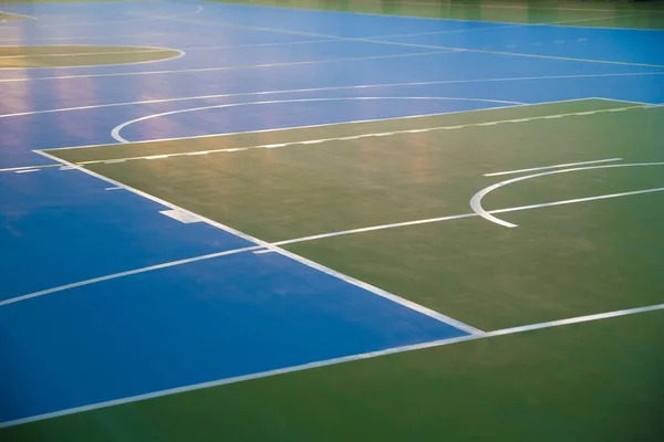 Školní Tělocvična Hřiště Pro Basketbal Volejbal Sport — Stock fotografie