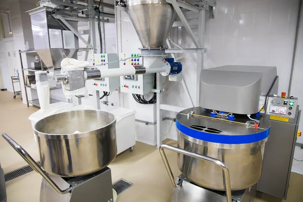 Utrustningen Finns Verkstaden Fabriken För Tillverkning Bakverk — Stockfoto