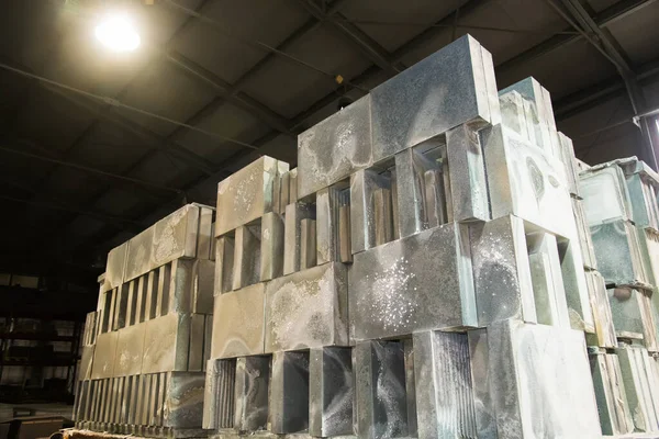Silikon Karpit Aşındırıcı Materyal Üretimi Için Endüstriyel Girişim Ağır Endüstri — Stok fotoğraf