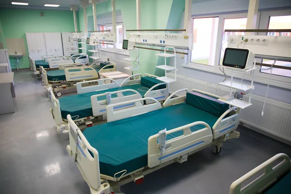 Rehabiliteringsrum Med Utrustning Återupplivningskammare Kommunalsjukhuset — Stockfoto
