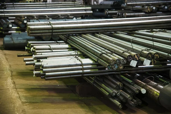 Metaalconstructies Gebouwen Van Oude Metallurgische Fabriek Binnen Buiten Producten Van Stockfoto