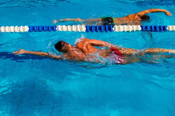 Swimming competition — Stock Photo, Image