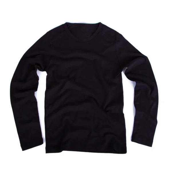 검은 긴 소매 셔츠 — 스톡 사진