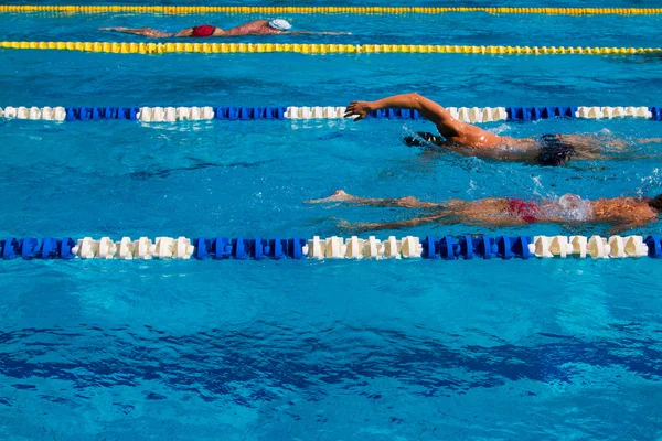 Schwimmwettbewerb — Stockfoto