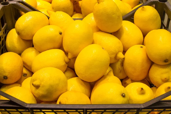 Лимоны. Продуктовый магазин — стоковое фото