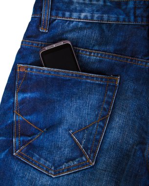 Akıllı telefon kot pantolon cebi