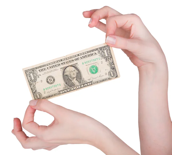 Money in hand — Stock Photo, Image