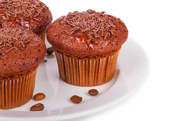 Schokoladenmuffins — Stockfoto