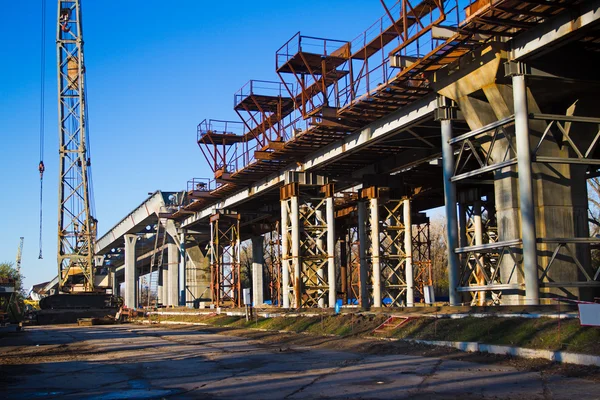 Gantry crane — Stockfoto