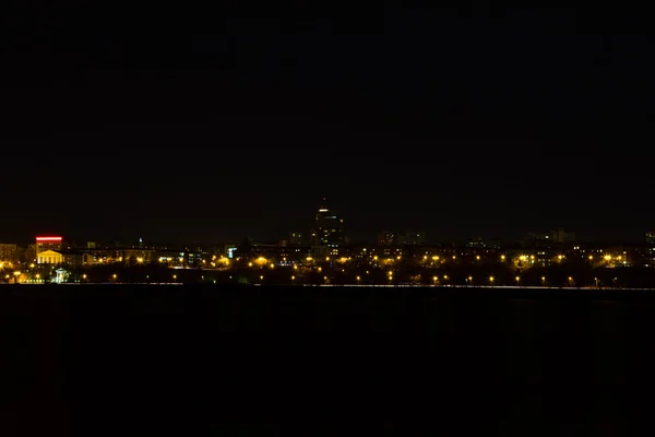 Gece şehir panoraması — Stok fotoğraf