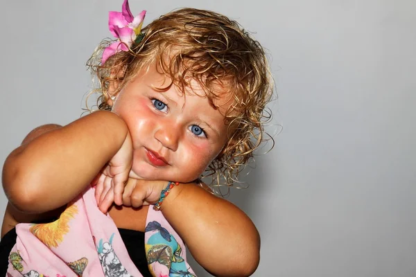 Ritratto di bella bambina — Stock Photo, Image