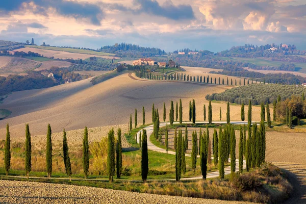 Landscape of Tuscany nature, rural Italy — Stock Photo, Image