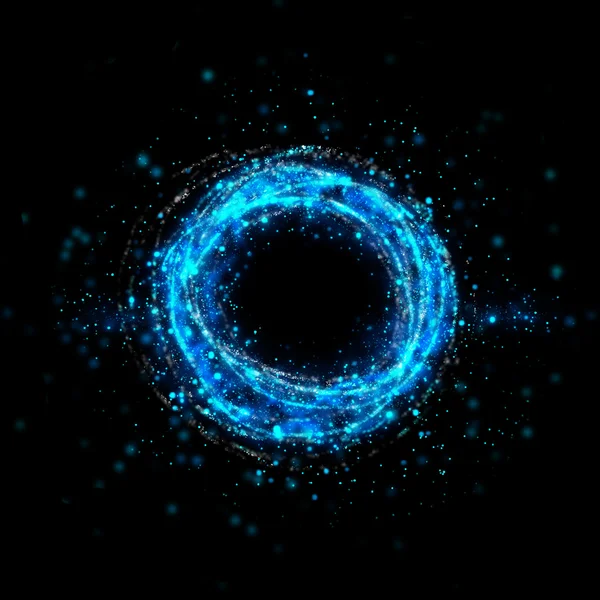 Sihirli pırıltılı glitter arka plan, mavi