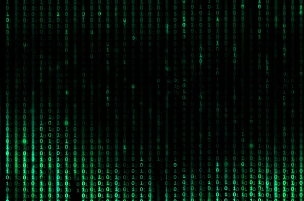Abstracte groene matrix achtergrond — Stockfoto