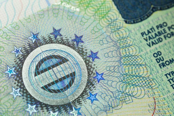 Schengen-Visum auf einer Passseite — Stockfoto