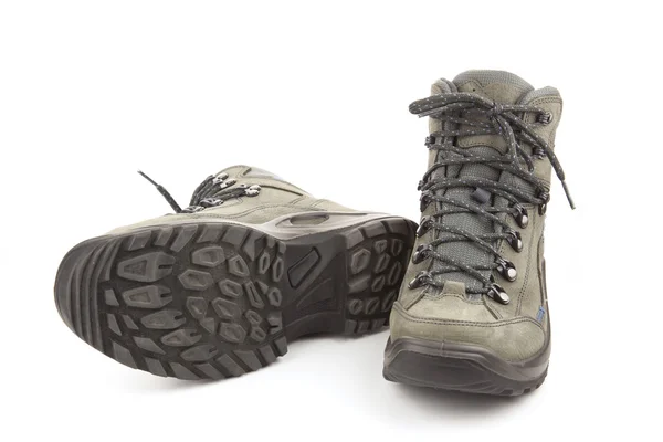 Couple of new trekking shoes isolated — Stock Photo, Image