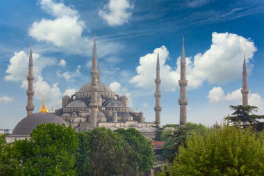 Mavi Sultanahmet Cami İstanbul, Türkiye,