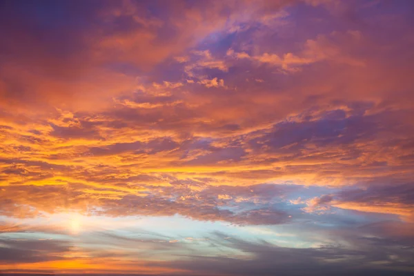 Magic Background  of Real Sundown Sky — Stock Photo, Image